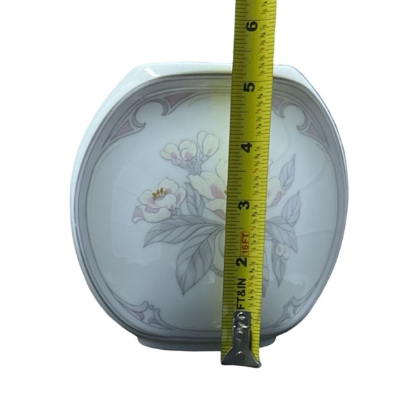 AK Kaiser Chantal Floral Oval Porcelain Vase Made in West Germany - Picture 4 of 4